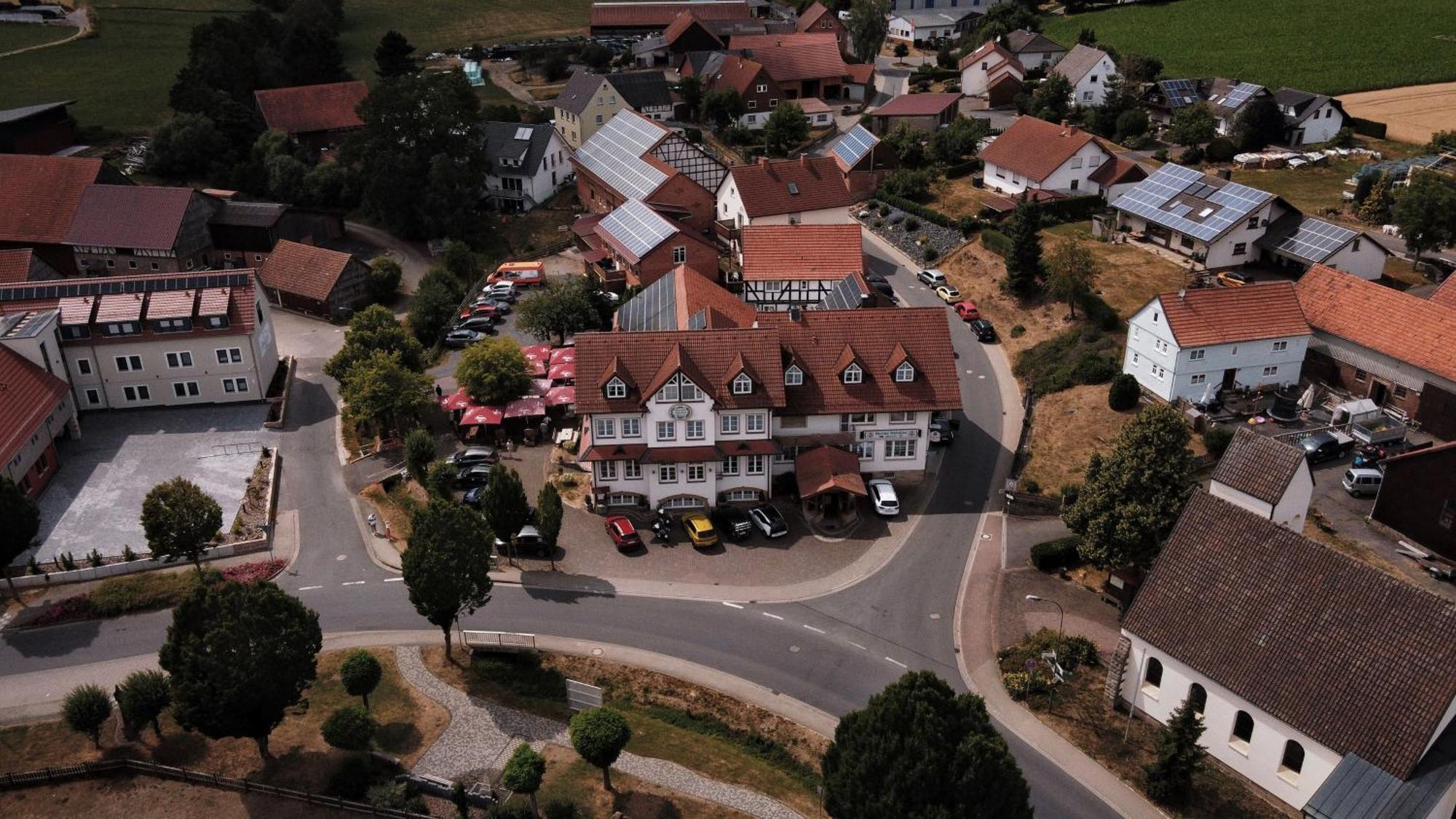 Landhaus Rhoenblick Kuenzell Eksteriør billede