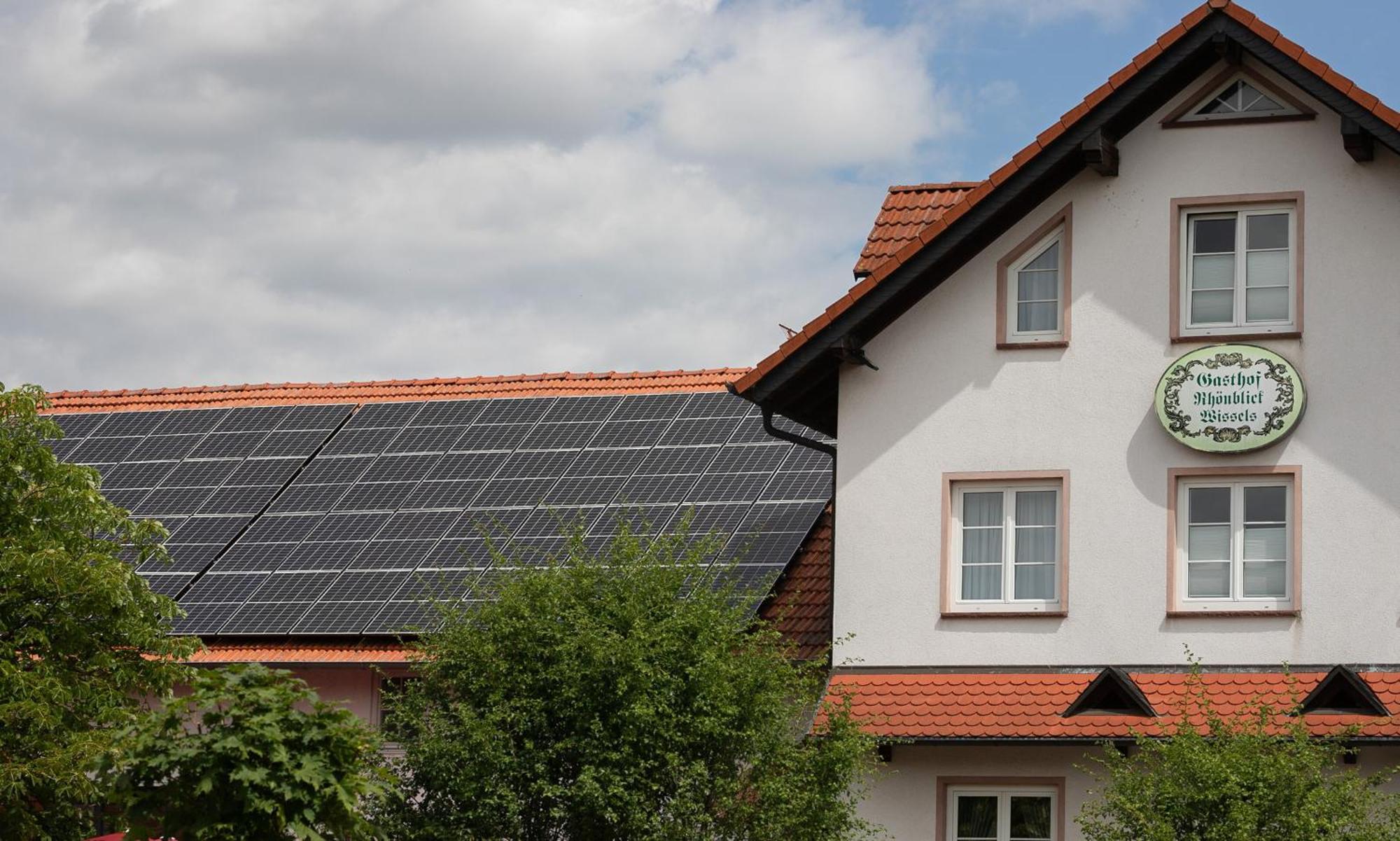 Landhaus Rhoenblick Kuenzell Eksteriør billede